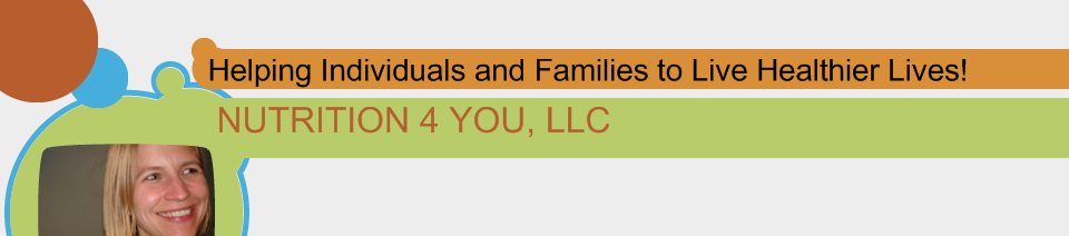 NUTRITION 4 YOU, LLC - Helping Individuals and Families to Live Healthier Lives!